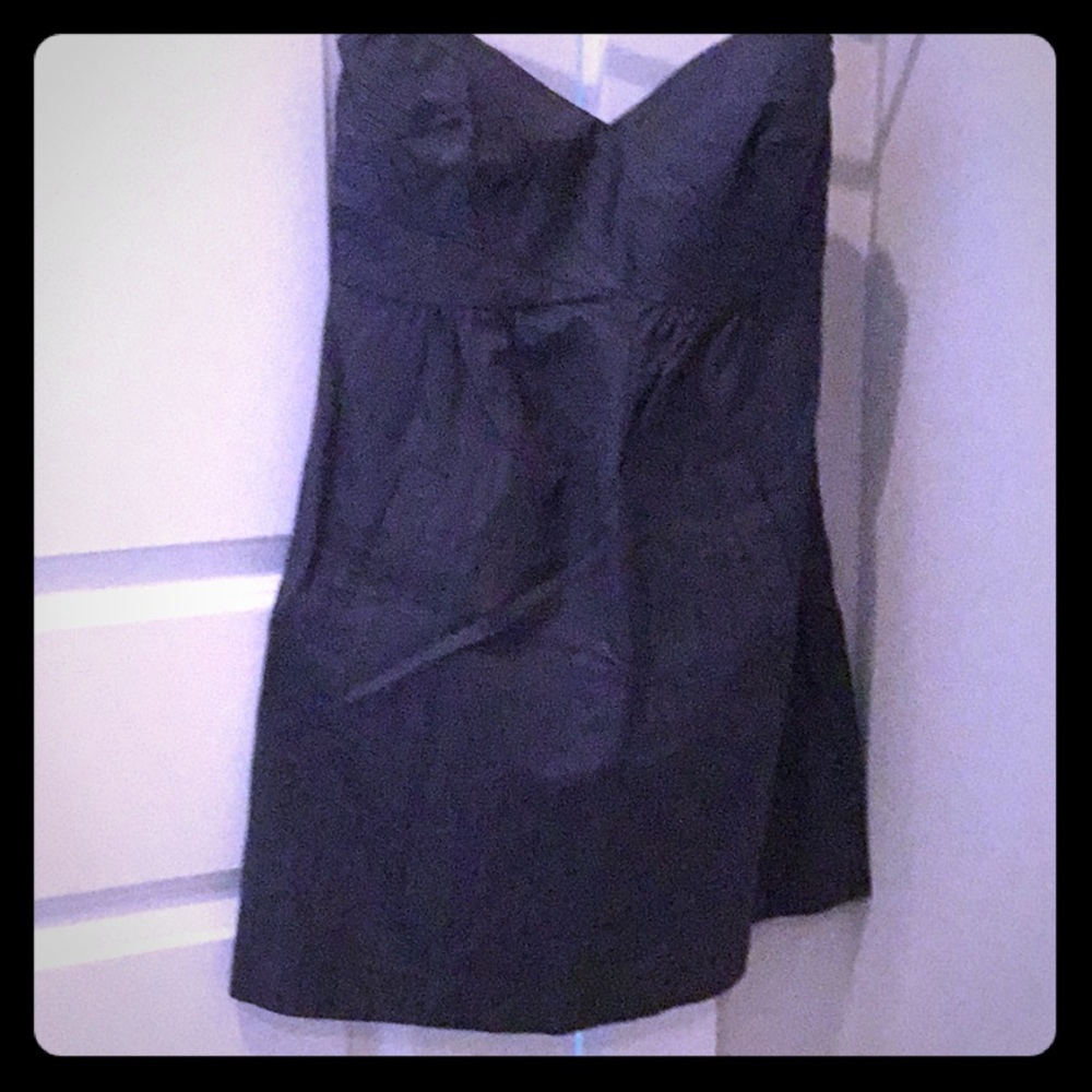 Tibia Denim Strapless Dress